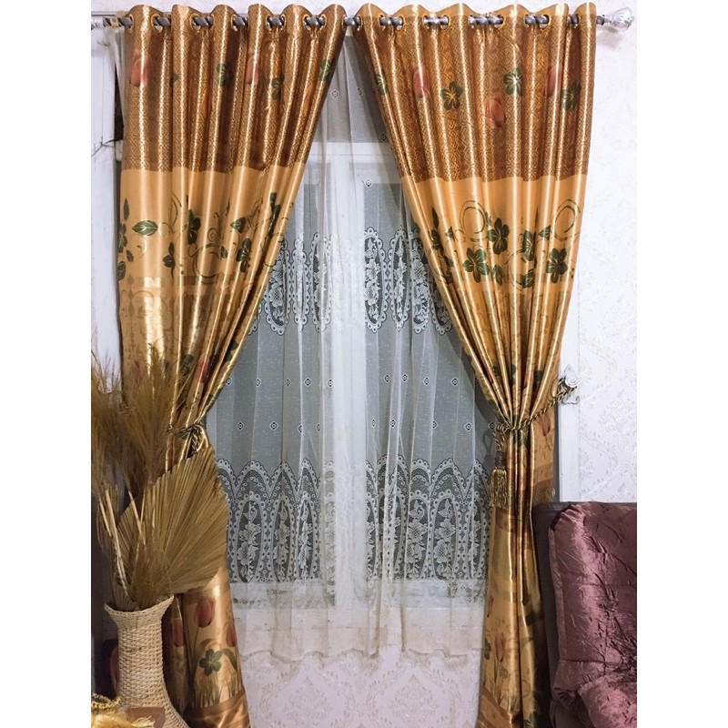 Gorden hordeng blackout tulip gold mewah