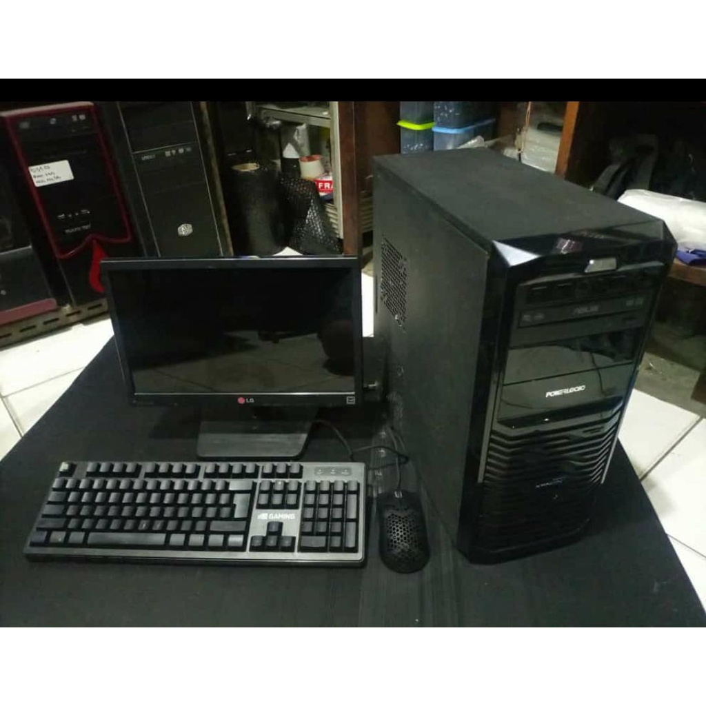 PC Gaming rakitan Core i3 /Ram 4-8Gb/Vga1Gb /HDD 500Gb/Lcd 16-19inch