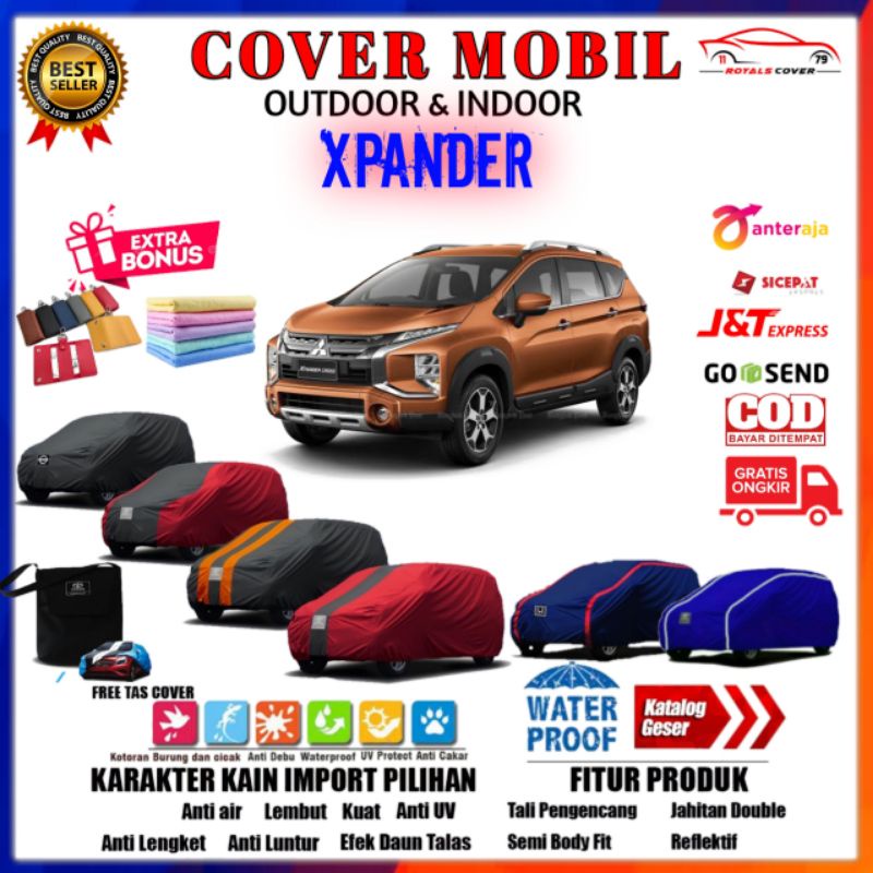 Cover Mobil Mitsubishi XPANDER 2022 / Sarung Mobil Xpander Ultimate 2022 Selimut Kerudung Penutup Mobil Xpander Ultimate Cross Sport GLS Mantel Tutup Pelindung EXPANDER Outdoor