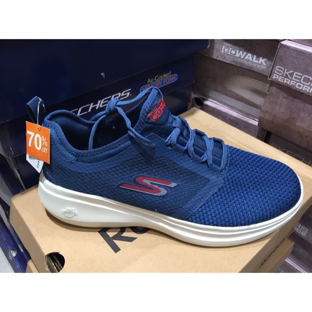 SALE Skechers Go Run Fast Invigorate Original Sepatu Olahraga Running Fitness Gym Pria