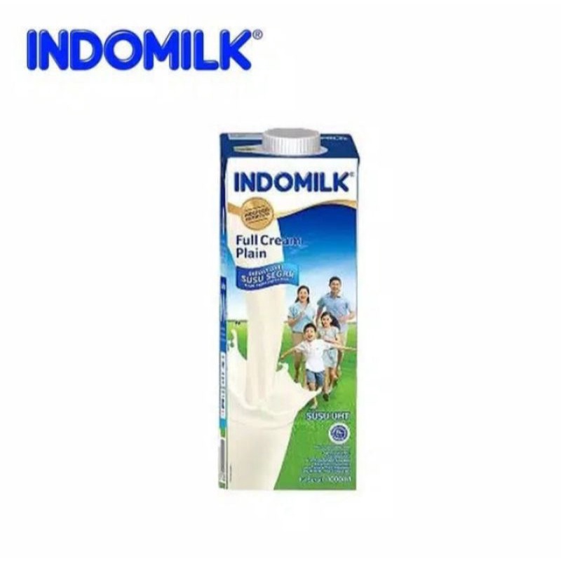 

Indomilk Susu UHT Fullcream Plain 1L/indomilk