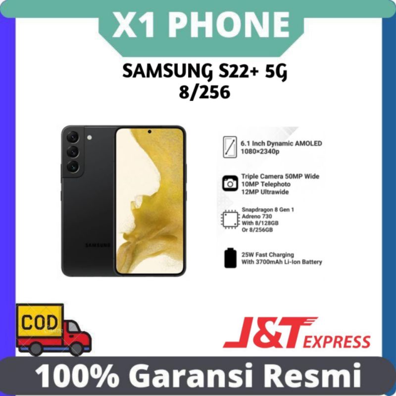 Samsung S22+ 5G 8/256 Ram 8GB Internal 256GB Garansi Resmi