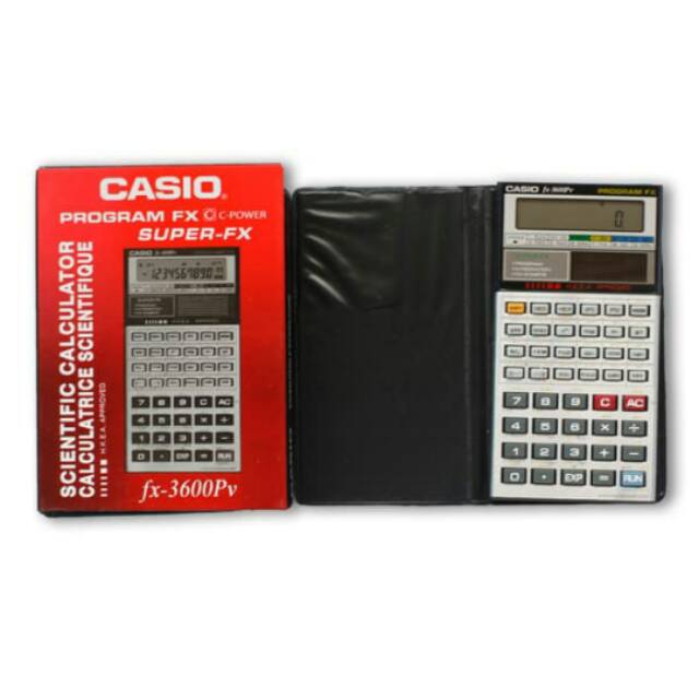 

KALKULATOR/CALCULATOR SCENTIFIC CASIO FX3600PV/GRADE ORI#READY