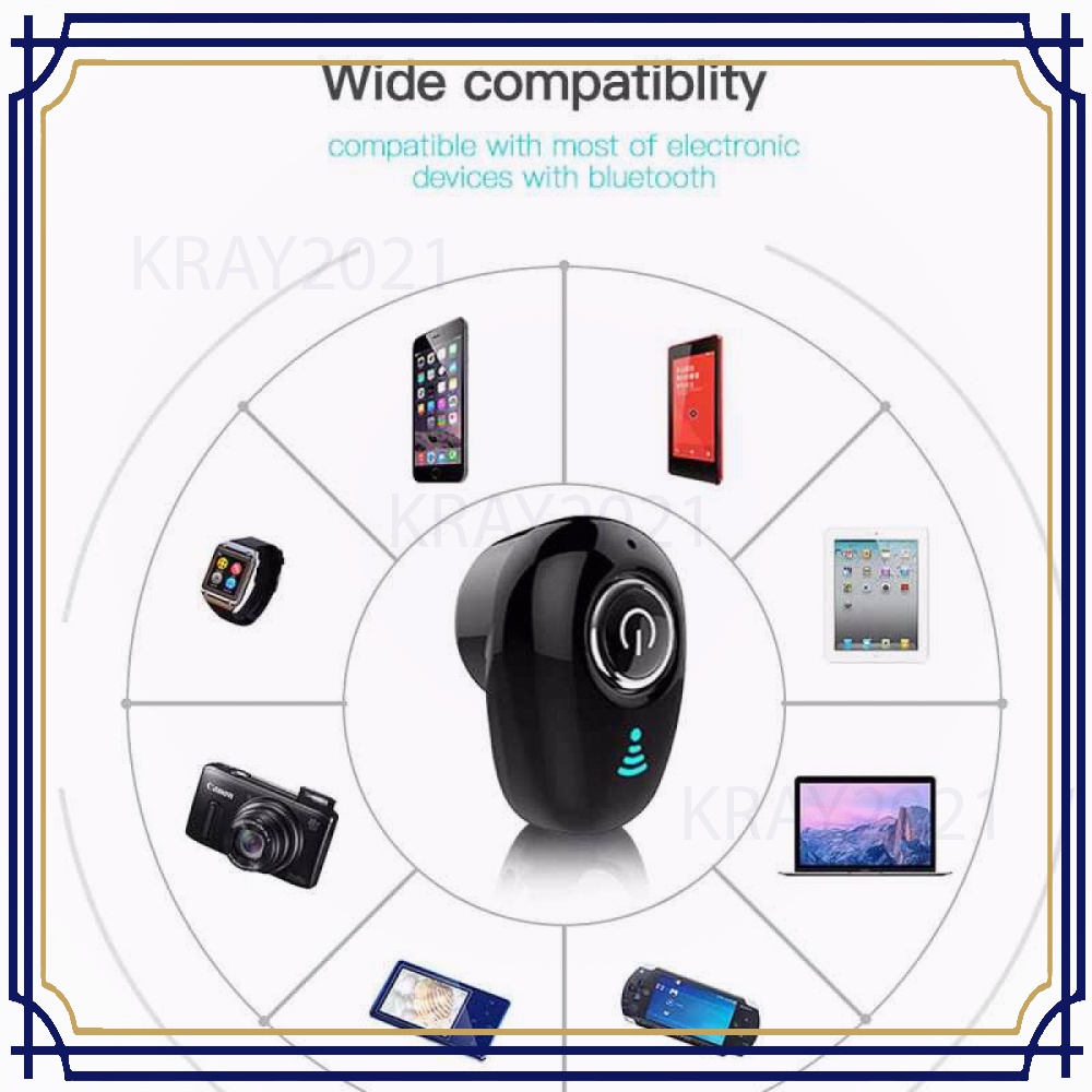 Mini Bluetooth Earphone Handsfree Headset with Mic - EP950