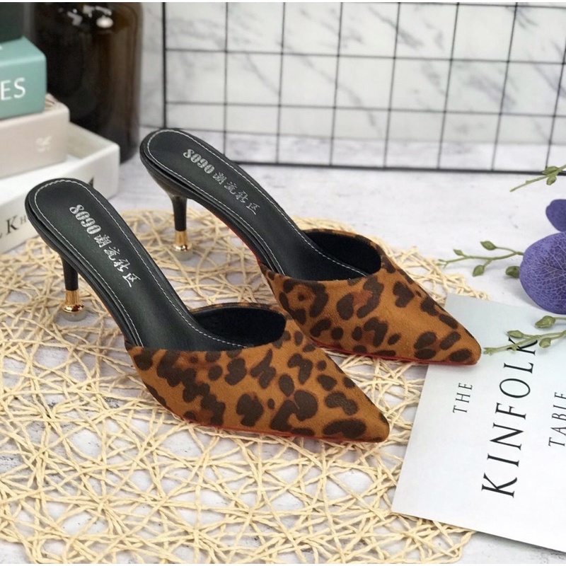 Heels L4 wanita import realpict