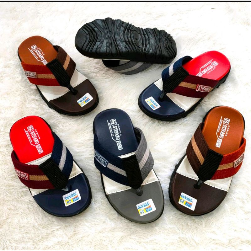 sandal anak murah Stifano japit 2 warna terbaru trendy keren