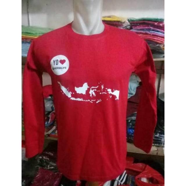 GRATIS TAMBAH NAMA CLUB KAOS HERBALIFE WANITA Baju Herbalife Lengan Panjang/Pendek (FREE Sablon Nama