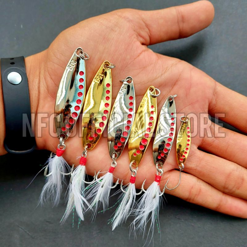 Lure metal spoon 2,5 gr 5 gr 7,5 gr 10 gr 15 gr 20 gr BEST KILLER ACTION