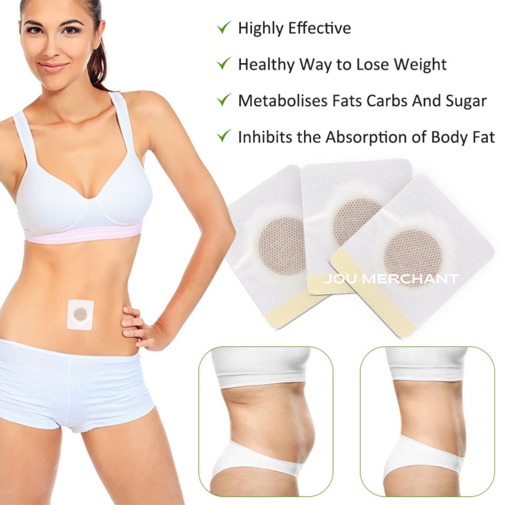 Slim Patch Pembakar Lemak / Detox Koyo Pelangsing Satuan ISI 1 PCS / Menurunkan Berat Badan / Koyo Herbal Terapi