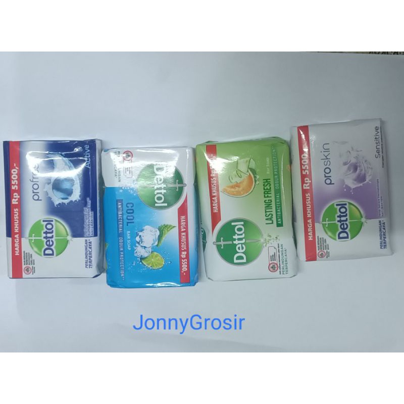 Dettol sabun  batangan bar soap 100g &amp; 65g