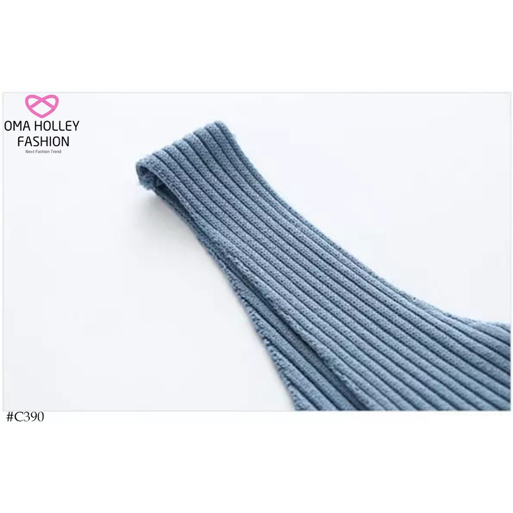(COD) OH Fashion V-Neck Knit Tank Top #C390