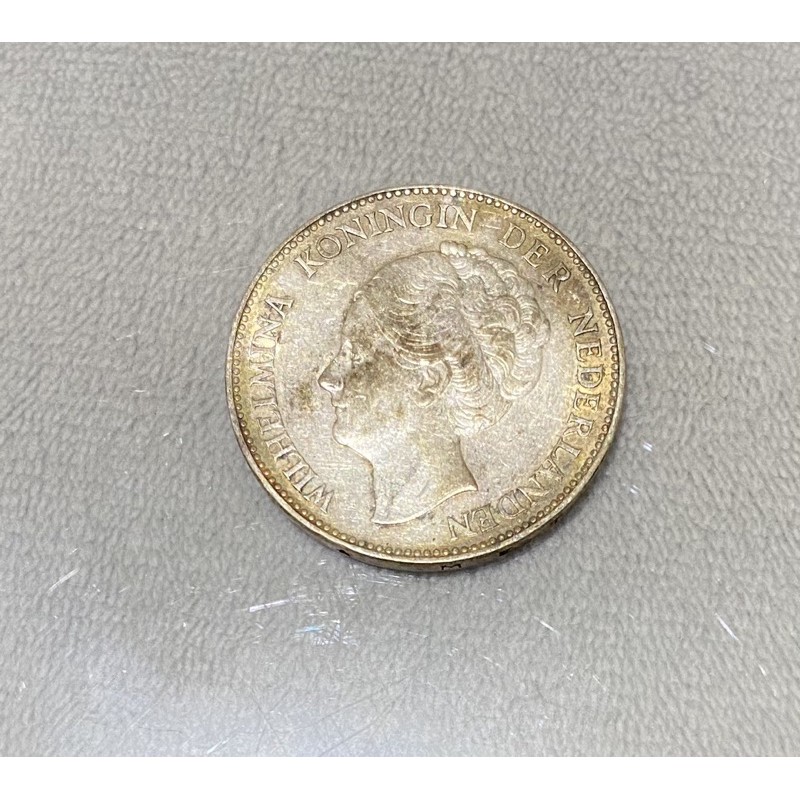 Koin Belanda Kuno Tahun 1928 - 1939 / Wilhelmina Koningin Der Nederlanden Tahun 1928 - 1939