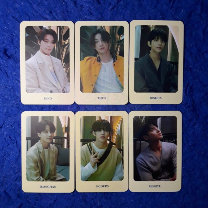 [READY] MINGYU JEONGHAN SCOUPS THE8 DINO JOSHUA ODE TO YOU OFF THE RECORD SEVENTEEN PHOTOCARD PC OTR