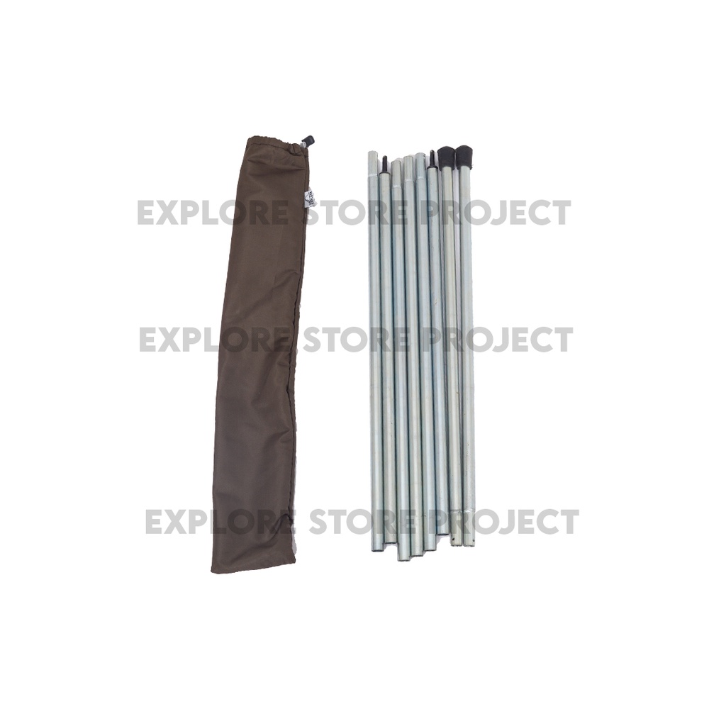 Tiang Flysheet  | Tiang Kanopi Flysheet |  Tiang Frame Tenda | Pole Flysheet Pole Tenda Premium - Ex