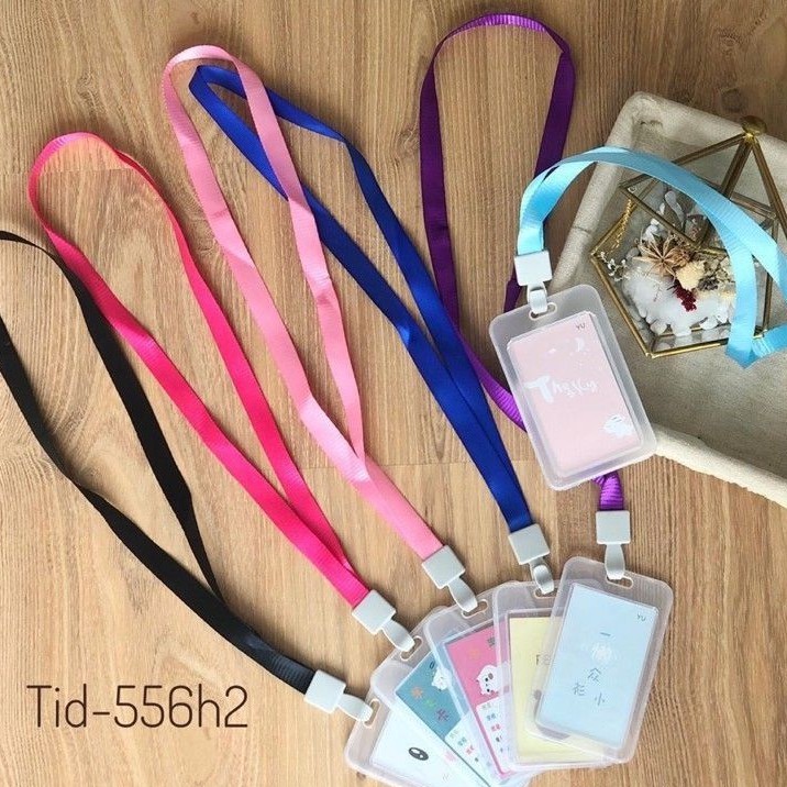 

Name Tag ID Card Holder Mika Transparan / Panitia / Gantungan Kartu Nama/ Tali Id card Nama
