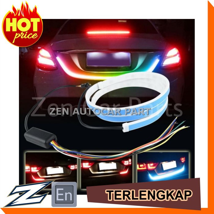 LAMPU LED BAGASI STRIP RGB - LAMPU MUNDUR LED MOBIL UNIVERSAL
