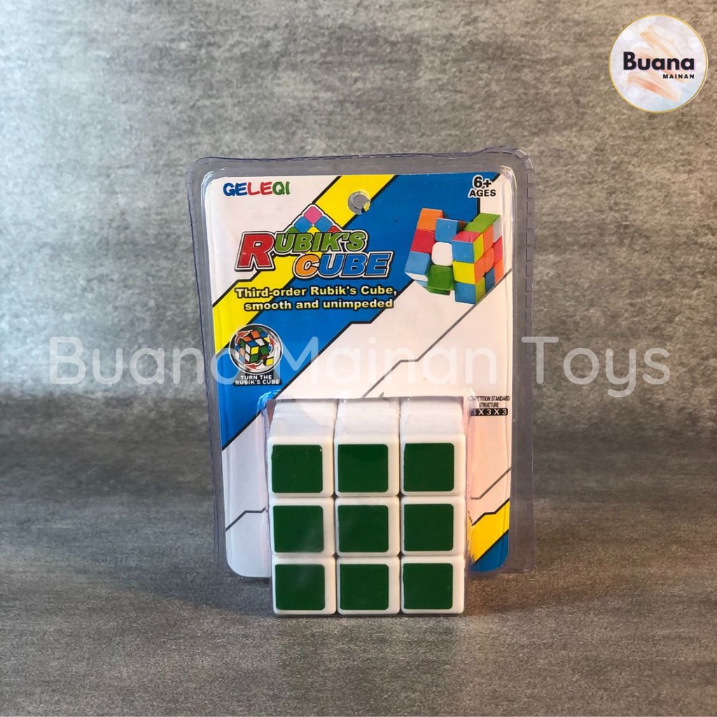 RUBIK'S CUBE GELEQI MAINAN EDUKASI ANAK PUZZLE RUBIK 3x3