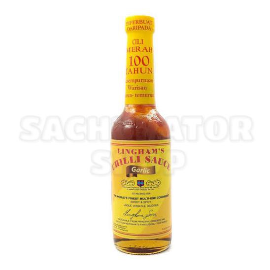 

SAUS SAOS CABE CABAI LINGHAM LINGHAMS LINGHAM'S GARLIC CHILI SAUCE 280