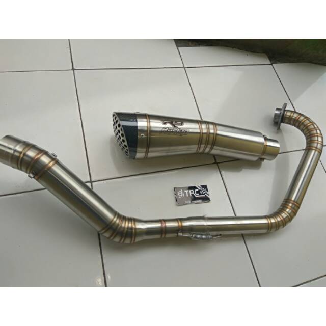 KNALPOT R9 H2 BUAT  MOTOR VIXION R15  CBR 150 R CB NEW DLL