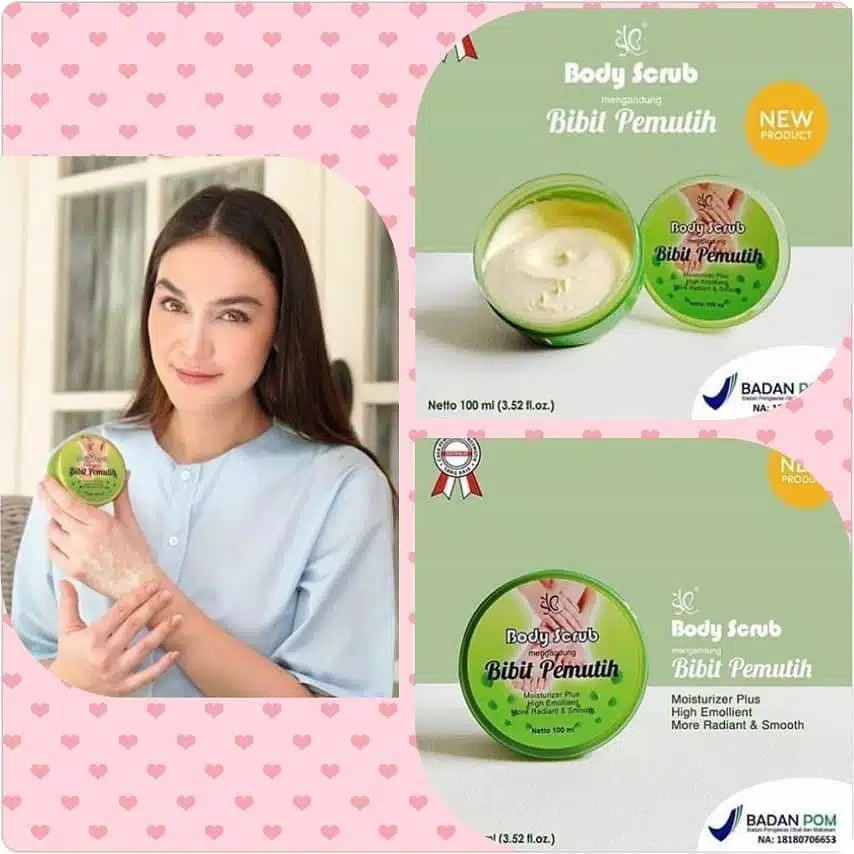 Lulur Bibit Pemutih SBY scrub Original