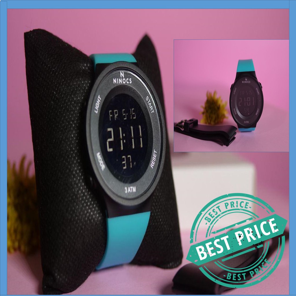 JAM TANGAN SPORTY UNISEX / JAM TANGAN NINOCS ORIGINAL GARANSI 1 TAHUN