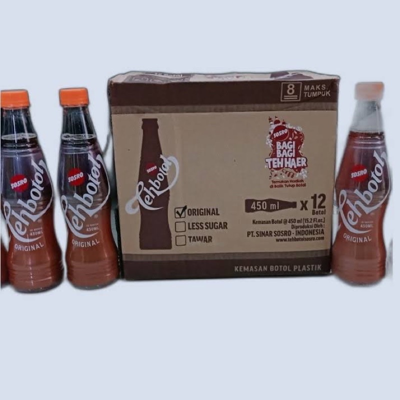 

Teh Botol Sosro 450ml 1 dus isi 12