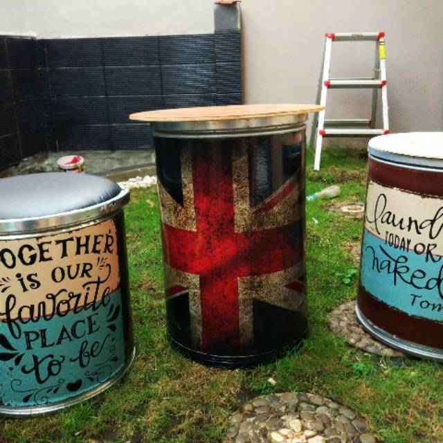 750 Gambar Kursi Drum Karton HD Terbaru