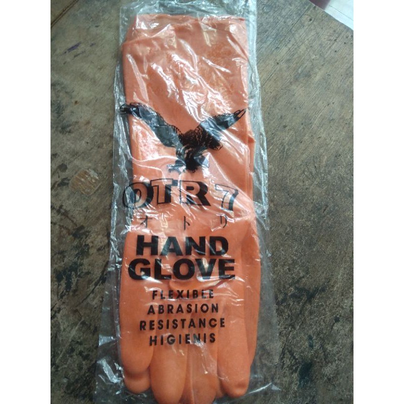 kaos tangan karet
