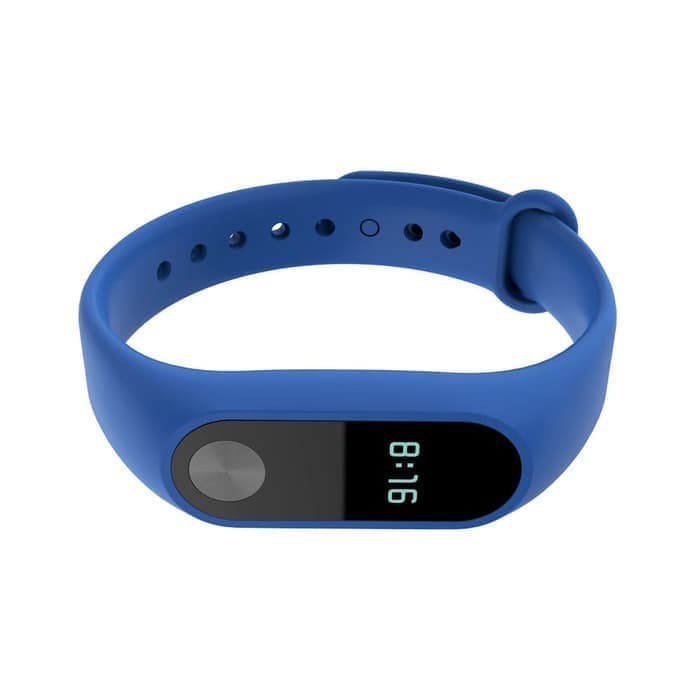 Tali Jam Silicon Strap Replacement Xiaomi MI Band 2 - blue