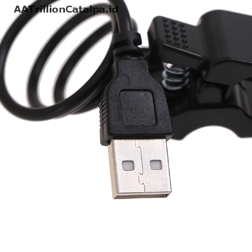 (AATrillionCatalpa) Tw64 68 Kabel Charger USB Universal Warna Hitam Untuk Smartwatch