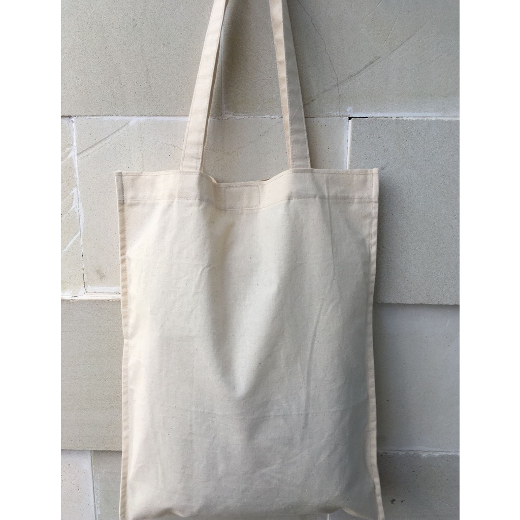 

Goodie Bag Totebag Tas Kain Belacu Broken White Eco-friendly Polos Tanpa Print Sablon