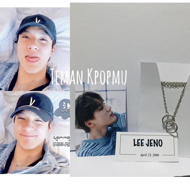 Ready Stok (Freebies) Kalung NCT nctzen sijeuni cijeuni - Green Necklace Kalung Jeno NCT Dream Kpop