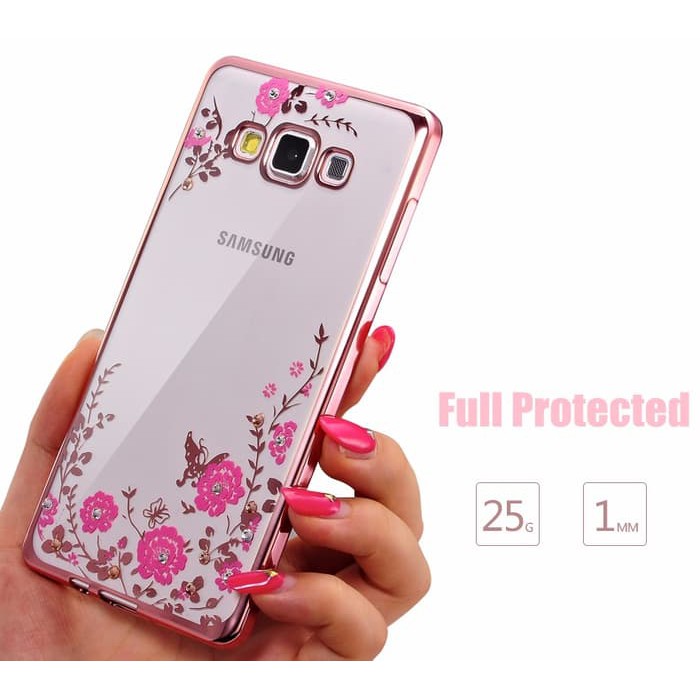 TPU FLOWER Case Samsung J5 2015 / Case SamsungJ7 2015 / case hp / soft case / hard case