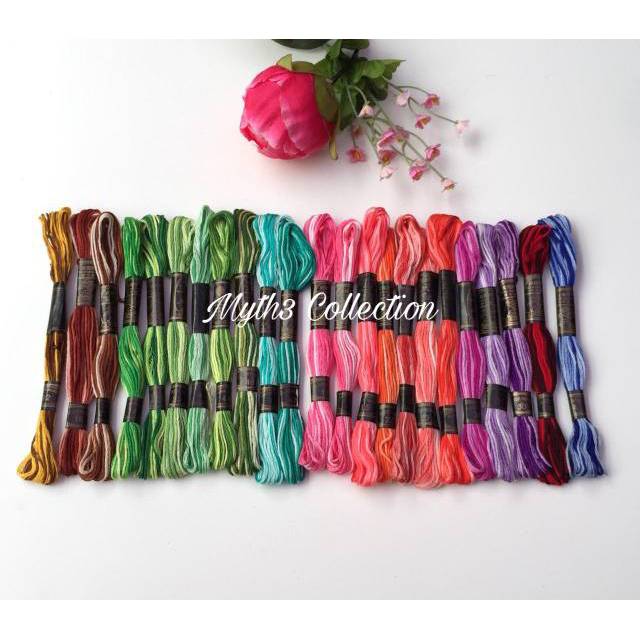 Benang Sulam Merk Rose Gradasi_1