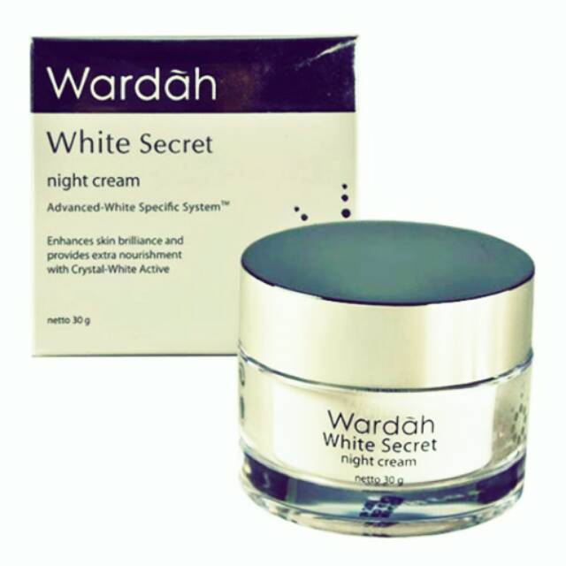 Wardah white secret night cream