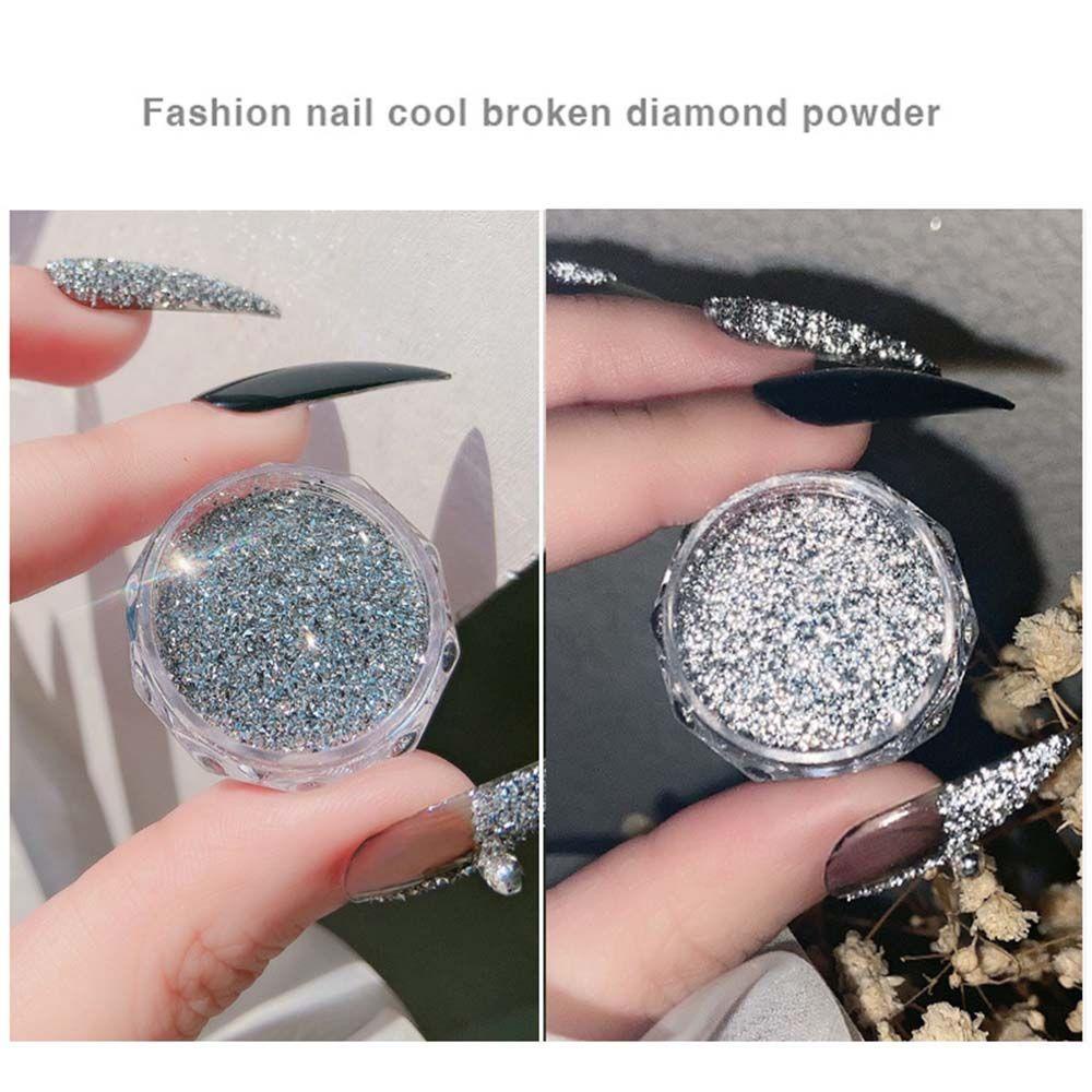 Mxbeauty Manik-Manik Kristal Berlian Imitasi 3D Bentuk Segitiga Untuk Dekorasi Nail Art DIY