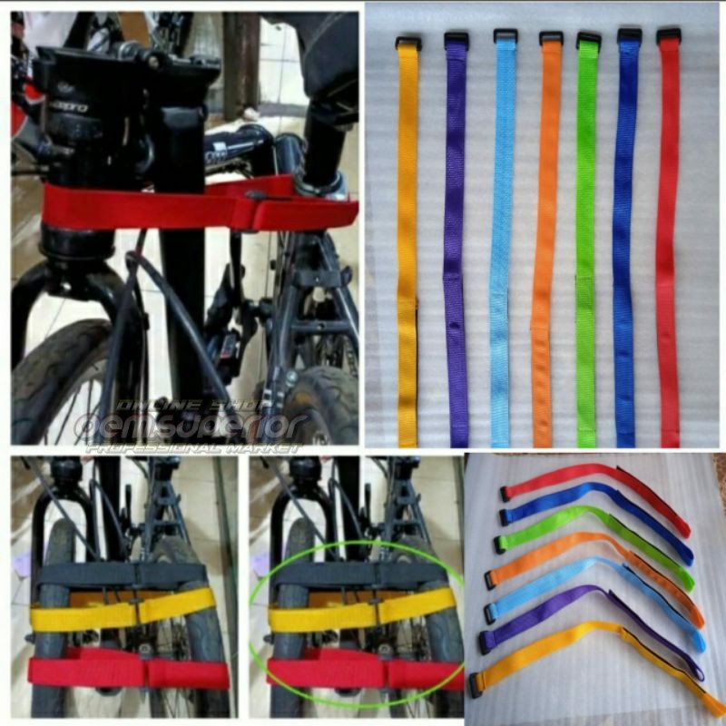 VELCRO Tali pengikat ban roda sepeda lipat STRAP / New