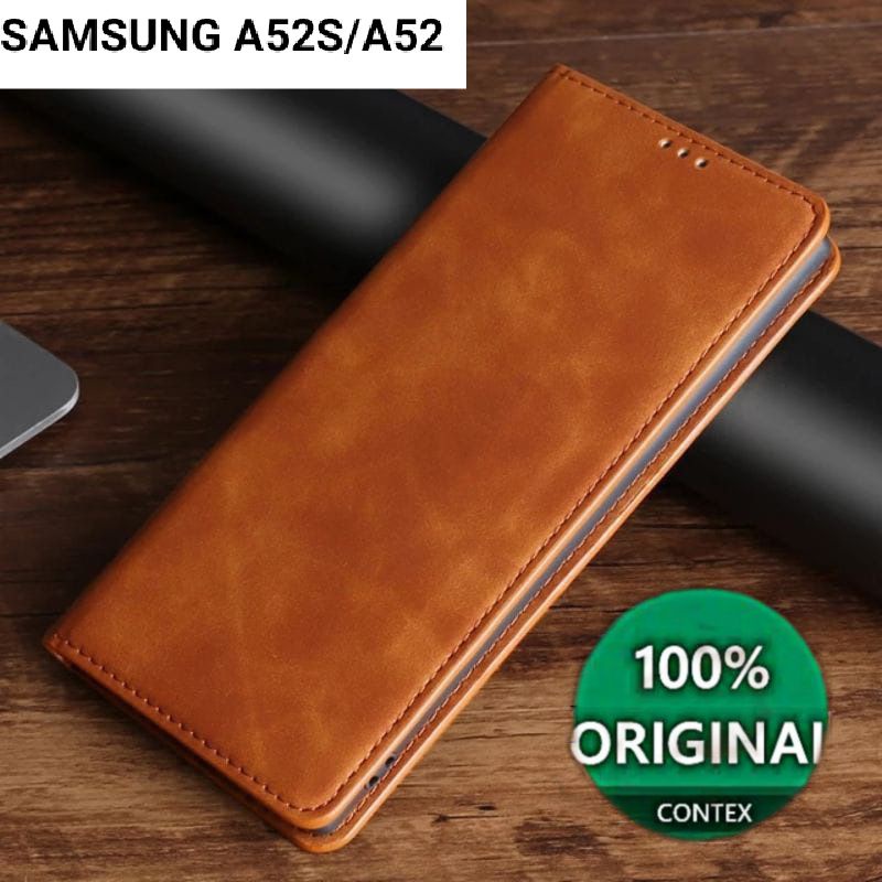 Case Samsung A52S A52 Flip cover sarung hp kulit