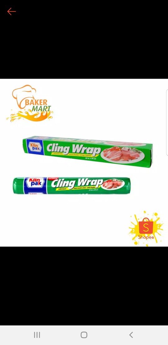 Cling Wrap Makanan 30x30cm