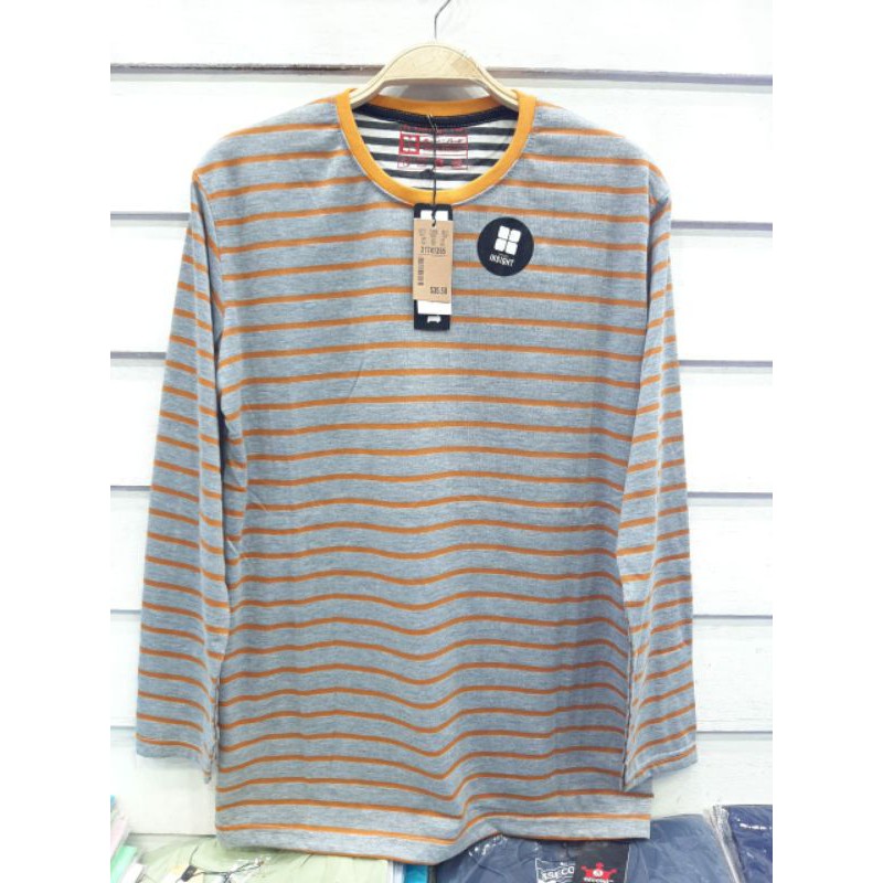 Kaos Salur Belang Lengan Panjang Size XL DEWASA BERKWALITAS