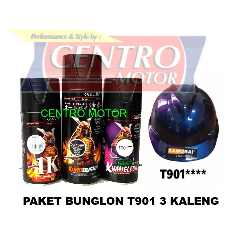 SAMURAI PAINT BUNGLON T901 PAKET 3 KALENG, CAT SEMPROT BUNGLON T901
