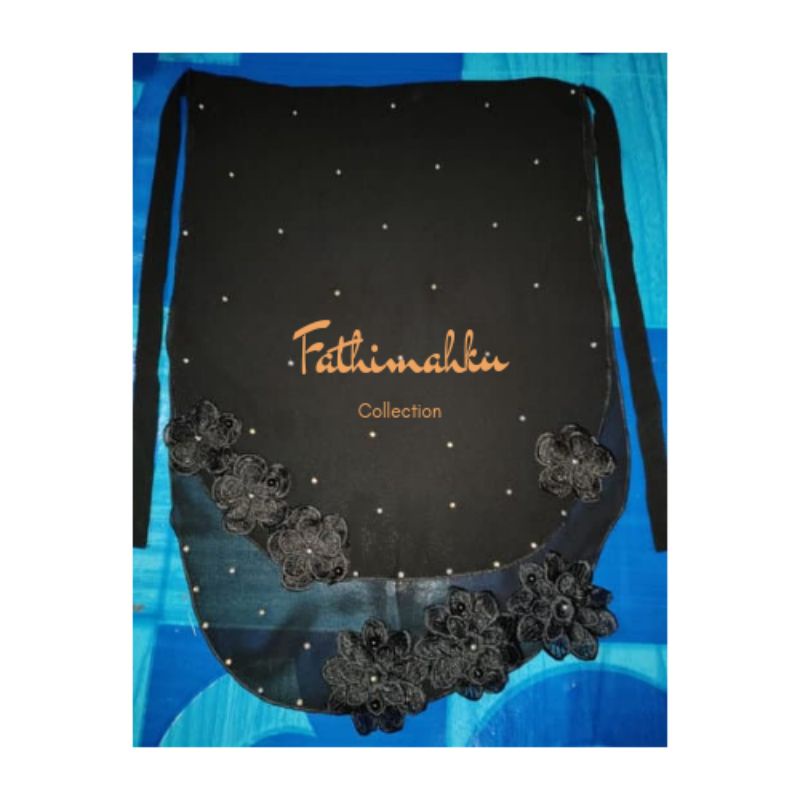 {Real Pict}Cadar Tali 2 layer manik/Cadar Lepas Tanpa Jahitan di Bawah Mata