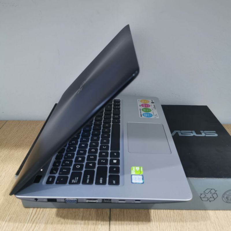 Laptop Asus A456U Core i7-6500U Gen 6th Ram 8GB HDD 1TB Nvdia Geforce 940MX 2GB FHD 1920x1080 Siap pakai Windows 10