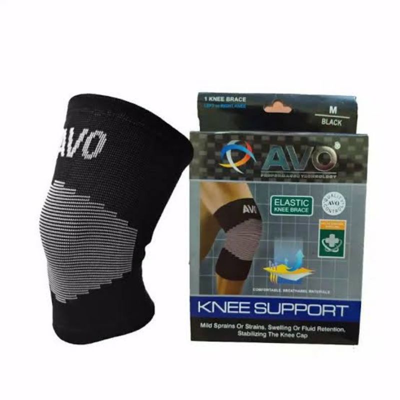 Deker Lutut Knee Support AVO Pelindung Cedera Lutut
