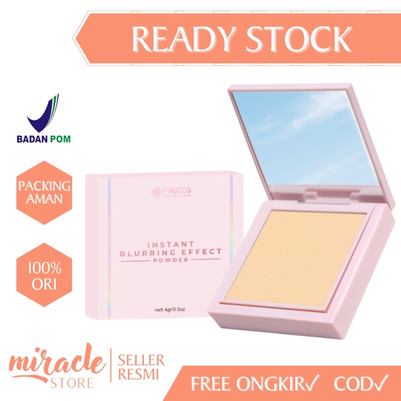 READY! BEDAK RAECCA INSTANT BLURRING EFFECT SHADE STUNNING DAZZLING CHARMING AMAZING POWDER BEDAK PADAT RAECCA VIRAL INSTANT BLUR BEDAK VIRAL RAECCA PENUTUP PORI-PORI