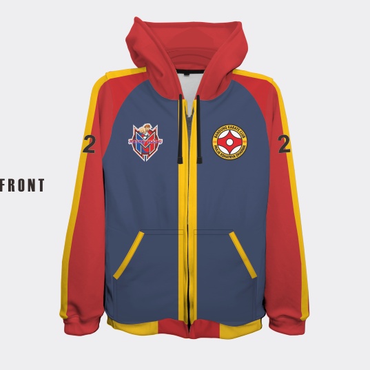 Jaket Masaki Squad Bandung Karate Club Bahan Halus Lembut Tebal Full Print Sublim Bisa Custom