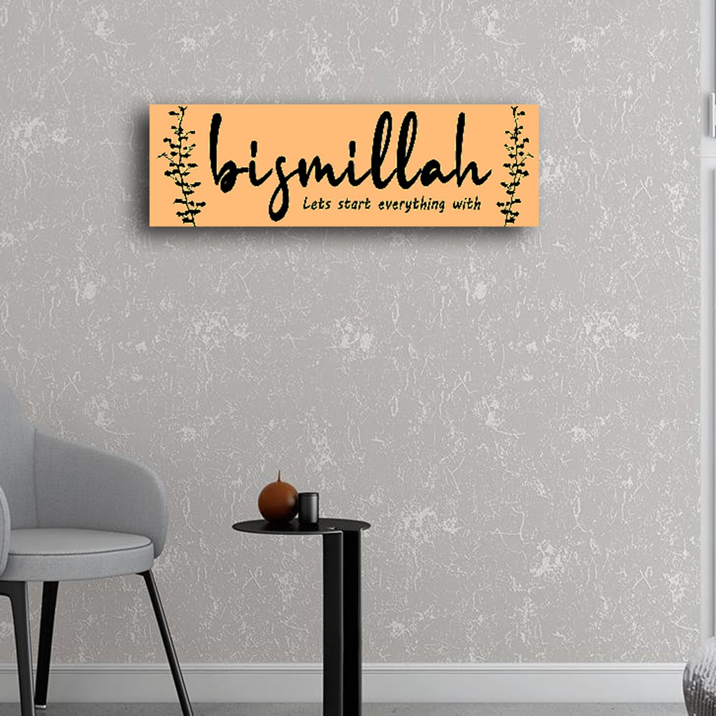 grosiramanah - wall decor termurah hiasan dinding 10x30 cm free design