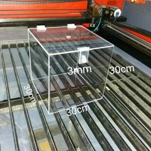 

Acrylic kotak Undian 3mm