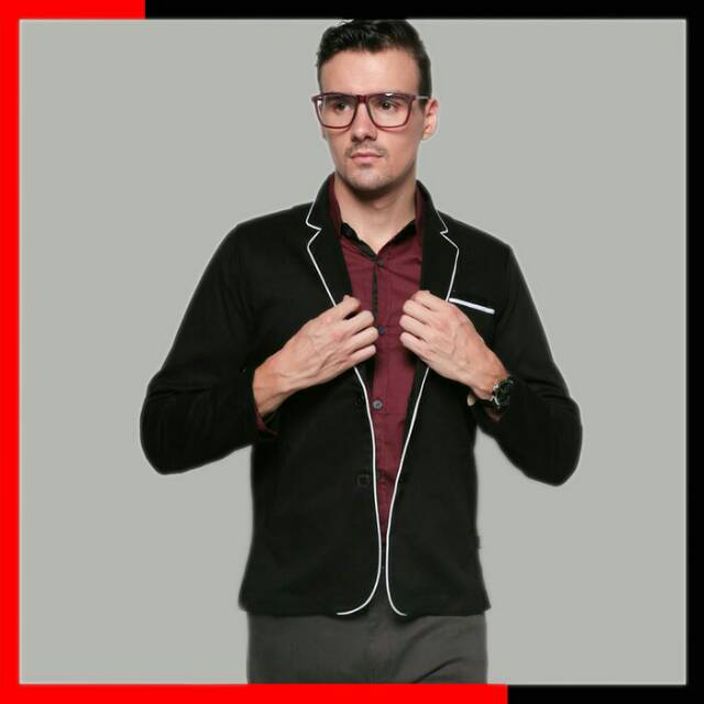 Blazer formal pria x scholl list