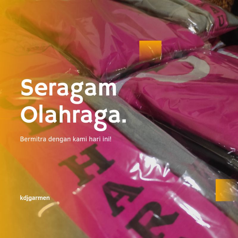 Setelan Baju Seragam Olahraga Senam Sekolah Paud TK SD SMP SMA Guru